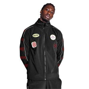 Blood Brother Mens Patch Track Jacket / Black